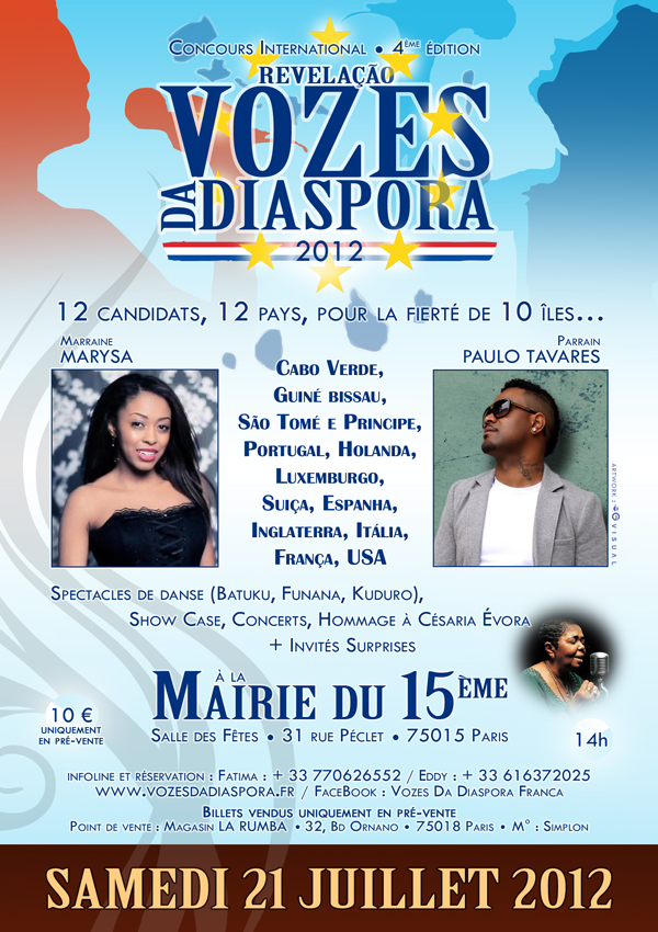 “Revelaçao Vozes da Diaspora” Capverdienne à Paris